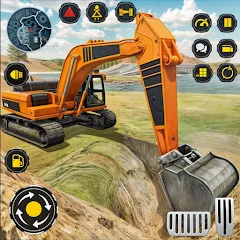 Скачать взлом Heavy Excavator Simulator PRO (Хеви Экскавейтор Симулятор ПРО)  [МОД Menu] на Андроид