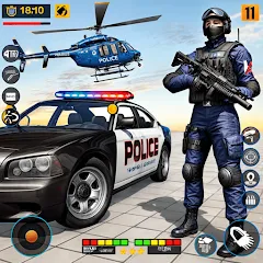 Скачать взлом US Police Shooting Crime City [МОД Menu] на Андроид