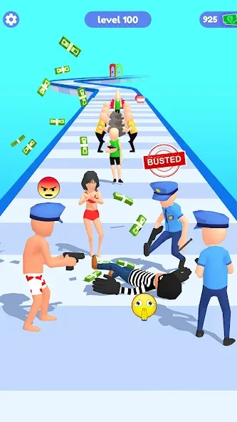 Thief Run Race 3D: Fun Race  [МОД Меню] Screenshot 4