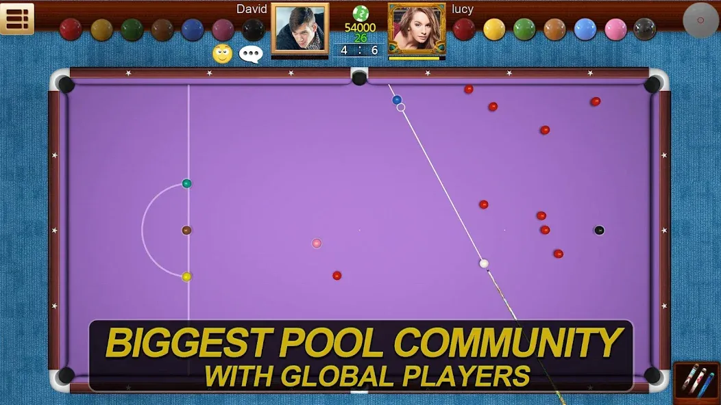 Real Pool 3D Online 8Ball Game (Реал Пул 3Д Онлайн 8Бол Гейм)  [МОД Menu] Screenshot 3