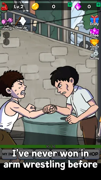 Arm Wrestling Clicker (Армреслинг Кликер)  [МОД Бесконечные деньги] Screenshot 3