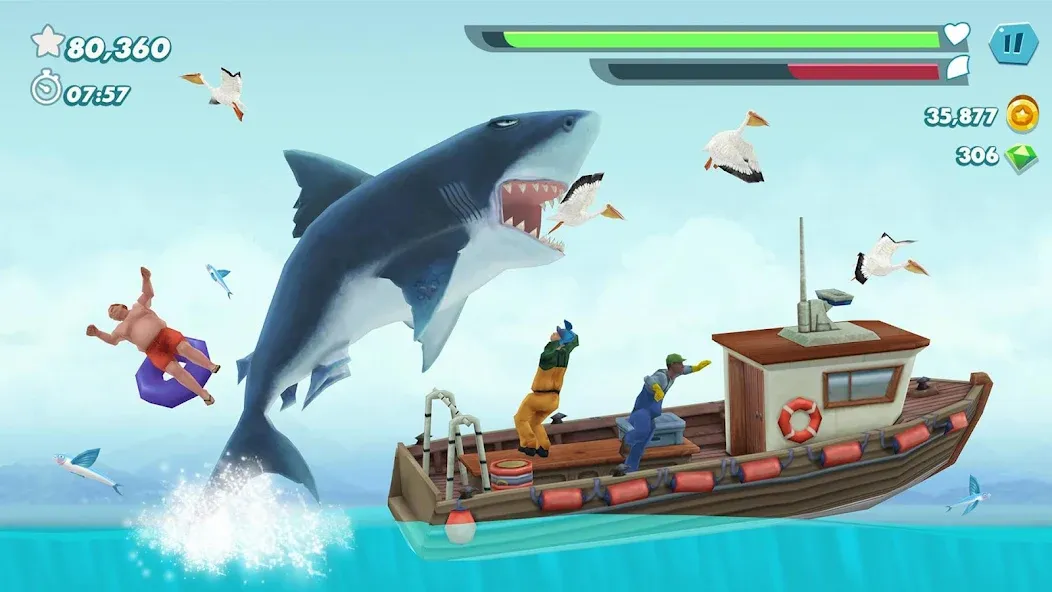 Hungry Shark Evolution (Хангри Шарк Эволюшн)  [МОД Unlocked] Screenshot 5