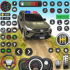 Скачать взлом Flying Prado Car Robot Game [МОД Много денег] на Андроид