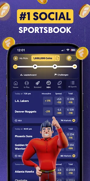 Fliff - Sports Picks (Флифф)  [МОД Unlimited Money] Screenshot 1