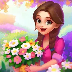 Скачать взлом Dream Flower Dressup [МОД Все открыто] на Андроид