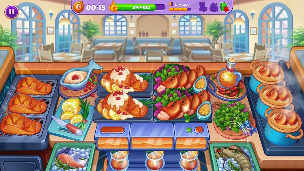 Cooking Crush - Cooking Game (Кукинг Краш)  [МОД Все открыто] Screenshot 2