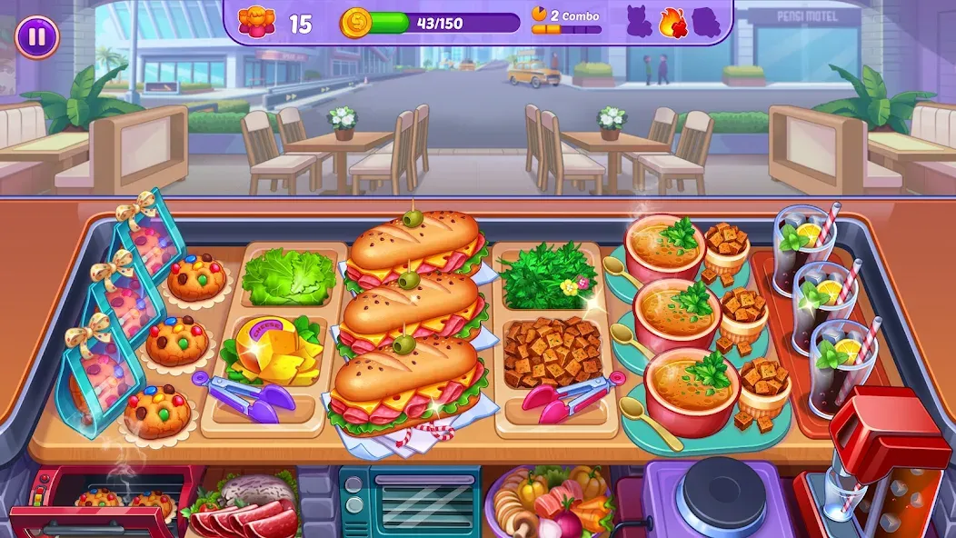 Cooking Crush - Cooking Game (Кукинг Краш)  [МОД Все открыто] Screenshot 4