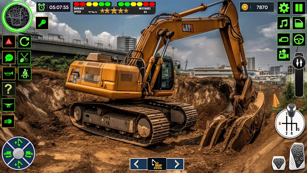 Real Road Construction Games (Реал Роад Конструкшн Геймс)  [МОД Unlimited Money] Screenshot 1