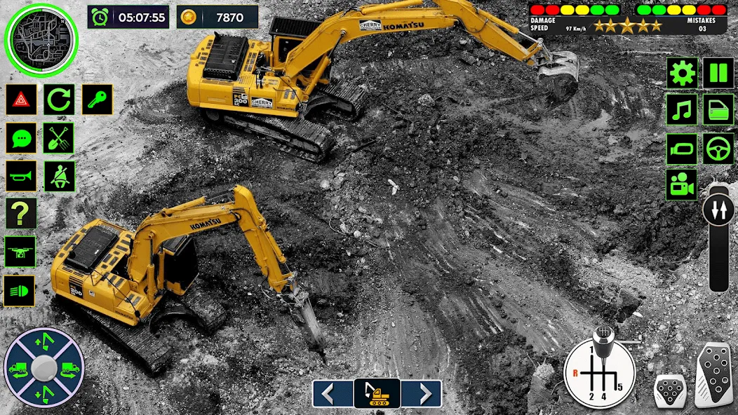 Real Road Construction Games (Реал Роад Конструкшн Геймс)  [МОД Unlimited Money] Screenshot 3