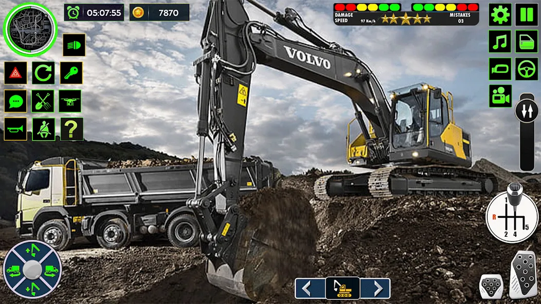 Real Road Construction Games (Реал Роад Конструкшн Геймс)  [МОД Unlimited Money] Screenshot 4