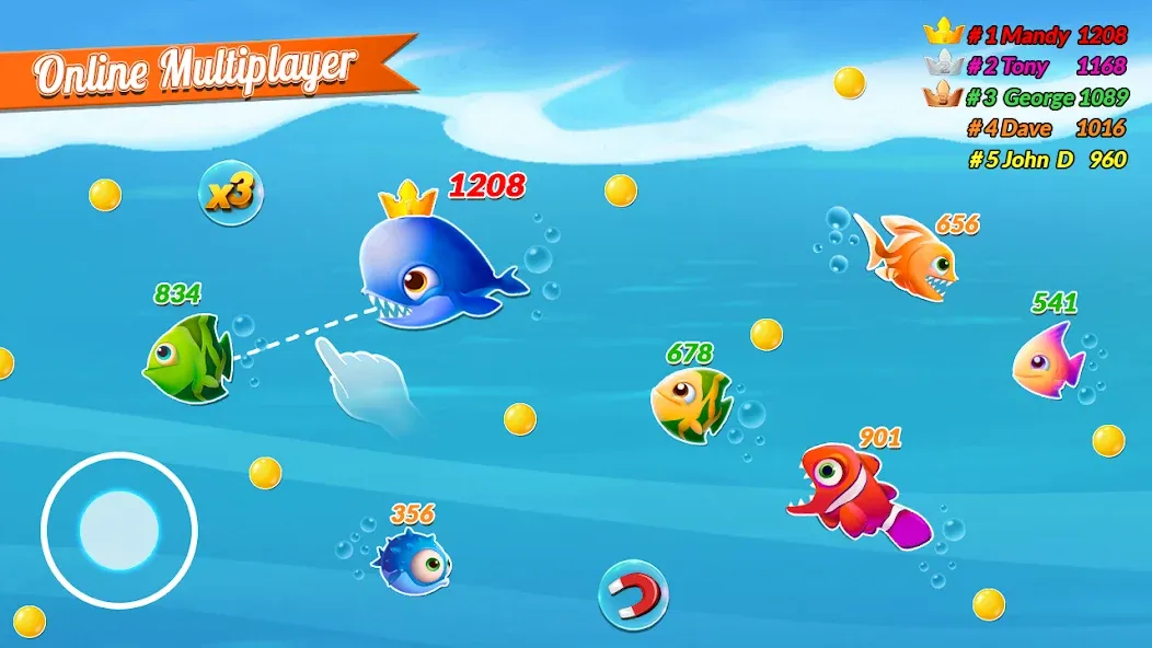 Fish.IO Fish Games Shark Games (Фиш Ай О Фиш Геймс Шарк Геймс)  [МОД Mega Pack] Screenshot 2