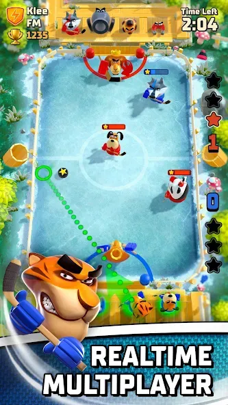 Rumble Hockey (Рамбл Хоккей)  [МОД Много денег] Screenshot 1