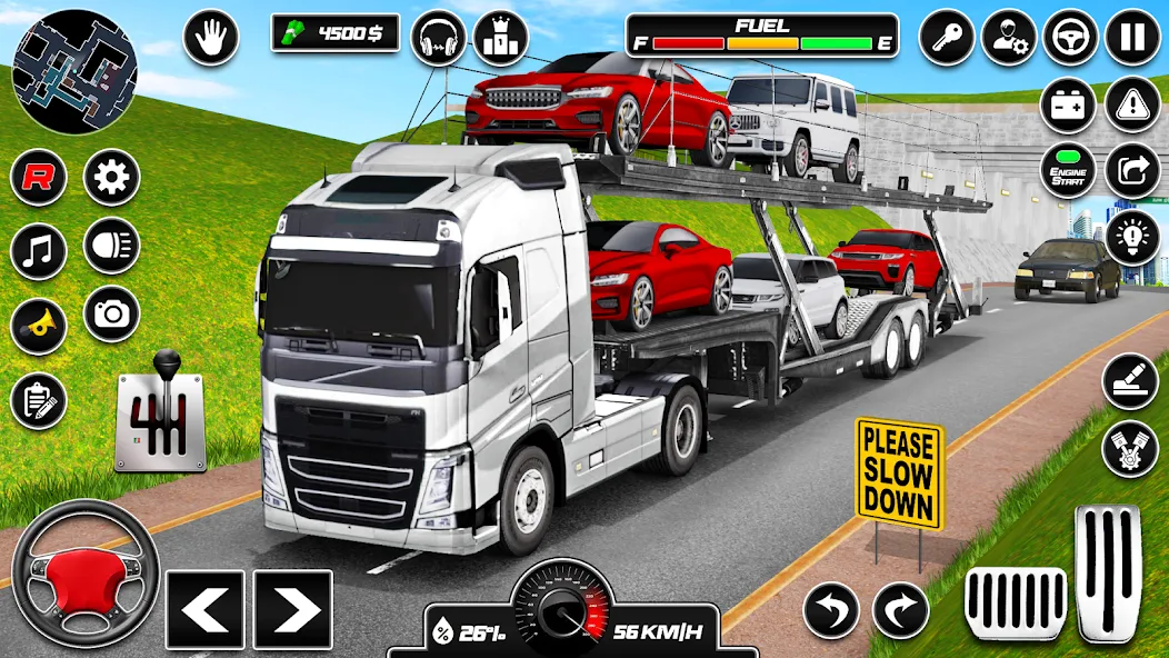 Car Transporter 3d:Truck Games  [МОД Menu] Screenshot 1