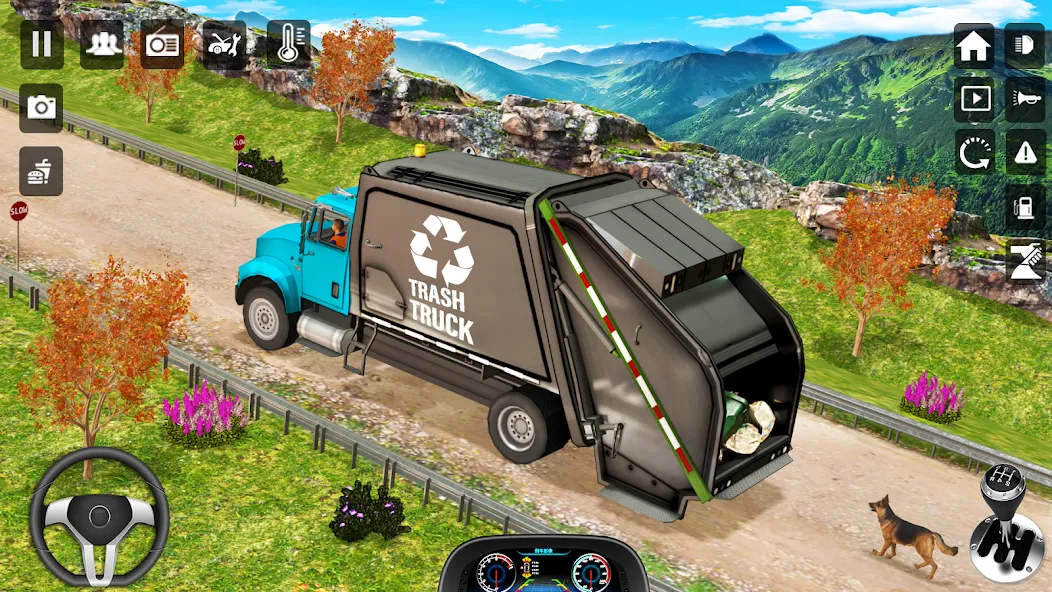 Trash Truck Games Simulator 3D  [МОД Unlimited Money] Screenshot 2