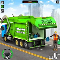 Скачать взлом Trash Truck Games Simulator 3D  [МОД Unlimited Money] на Андроид