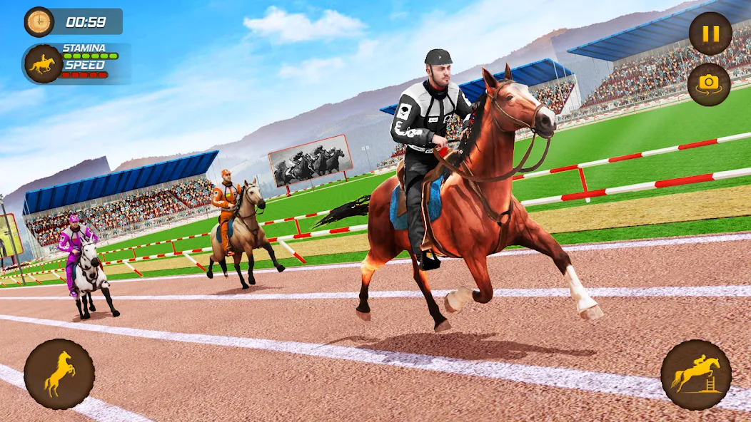 Horse Racing Game: Horse Games  [МОД Unlimited Money] Screenshot 4