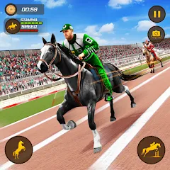 Скачать взлом Horse Racing Game: Horse Games [МОД Unlimited Money] на Андроид