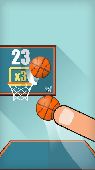 Basketball FRVR - Dunk Shoot (Баскетбол ФРВР)  [МОД Unlocked] Screenshot 3