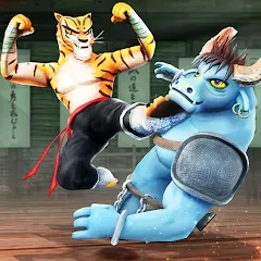 Скачать взлом Kung Fu Animal: Fighting Games (Кунгфу животное) [МОД Бесконечные монеты] на Андроид