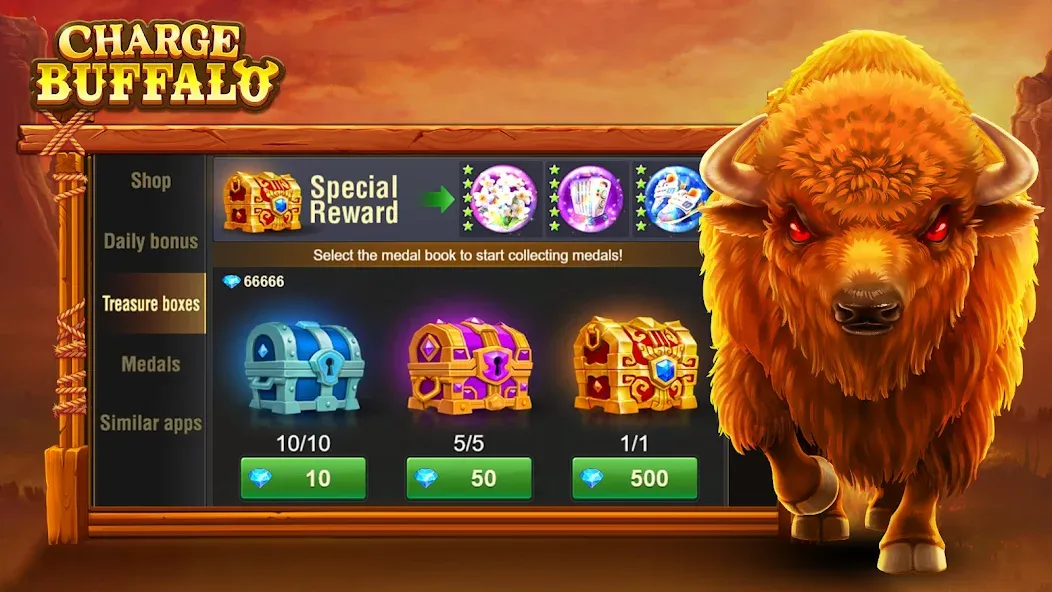 Charge Buffalo Slot-TaDa Games (Чардж Буффало Слот)  [МОД Mega Pack] Screenshot 4