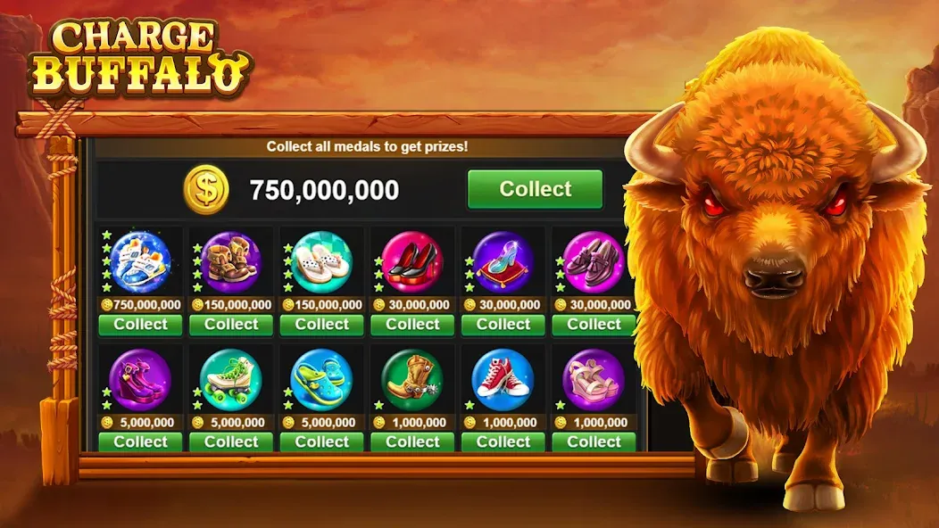 Charge Buffalo Slot-TaDa Games (Чардж Буффало Слот)  [МОД Mega Pack] Screenshot 5