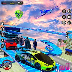 Скачать взлом Rampa Car Game: GT Car stunts (Мега Рэмпс) [МОД Mega Pack] на Андроид
