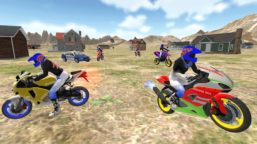 Real Moto Bike Racing Game  [МОД Бесконечные деньги] Screenshot 1