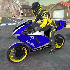Скачать взлом Moto bike Driving: Mega Ramp [МОД Все открыто] на Андроид
