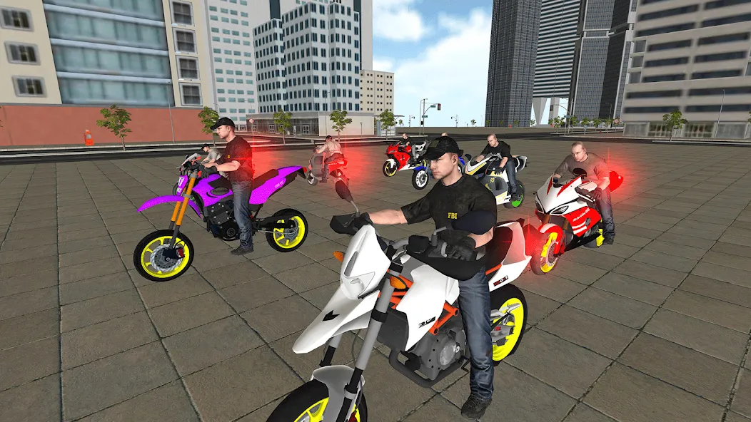 Bike Driving: Police Chase  [МОД Menu] Screenshot 1