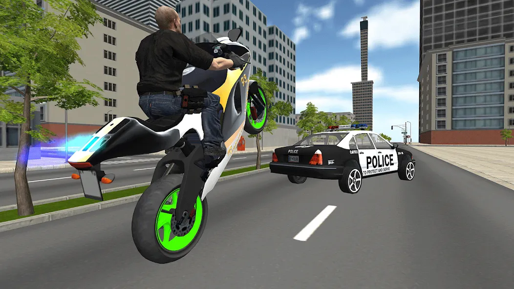 Bike Driving: Police Chase  [МОД Menu] Screenshot 2