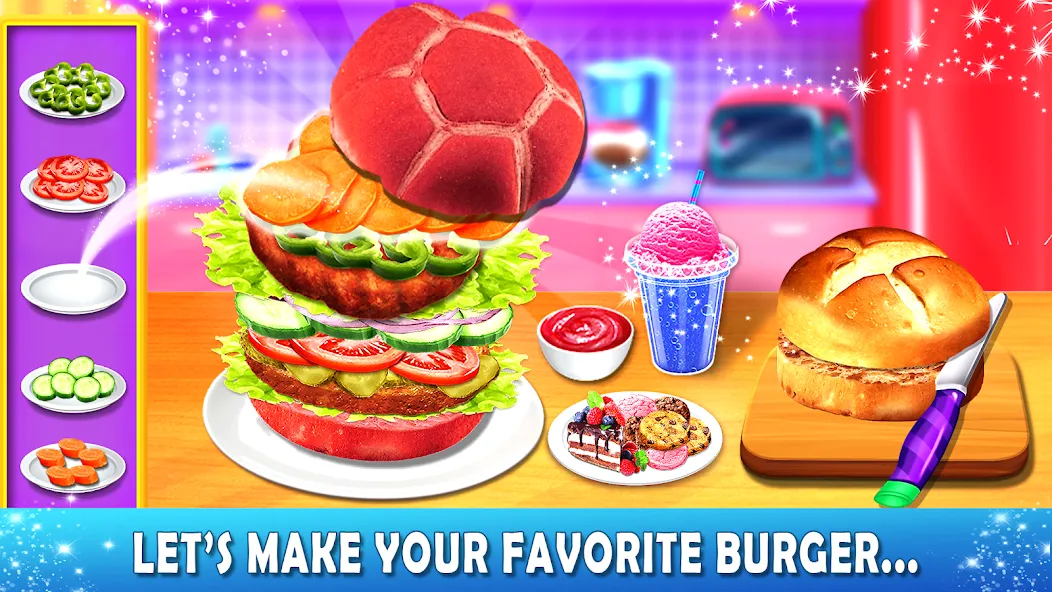 Lunch Box cooking Games 2023 (ШКОЛЬНЫЙ ОБЕД ПРИГОТОВЛЕНИЕ ПИЩИ Создание поваров)  [МОД Mega Pack] Screenshot 5