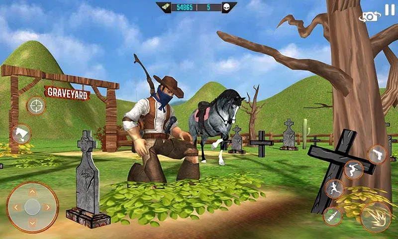 West Cowboy Shooting Games 3D  [МОД Unlocked] Screenshot 4