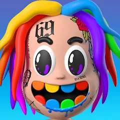 Скачать взлом 6ix9ine Runner (икс9айн Раннер) [МОД Много монет] на Андроид