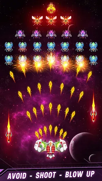 Space shooter - Galaxy attack (Спейс шутер)  [МОД Меню] Screenshot 5