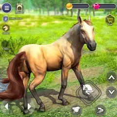 Скачать взлом Virtual Wild Horse Family Sim (Виртуальное семейство диких лошадей)  [МОД Много денег] на Андроид