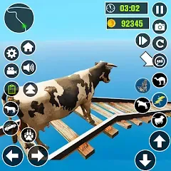 Скачать взлом Epic Cow Ramp Rush Run Game [МОД Unlocked] на Андроид