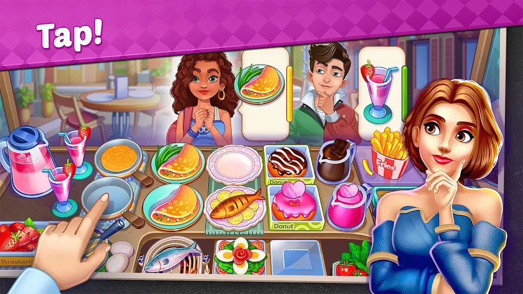 My Cafe Shop : Cooking Games (Мой Кафе Шоп)  [МОД Unlocked] Screenshot 1