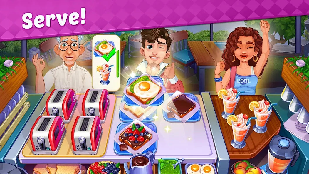 My Cafe Shop : Cooking Games (Мой Кафе Шоп)  [МОД Unlocked] Screenshot 3