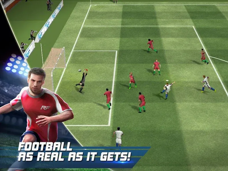 Real Football (Реал Футбол)  [МОД Много денег] Screenshot 1