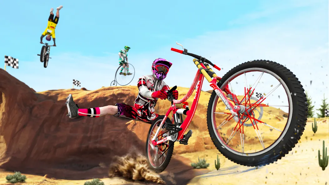 BMX Rider: Cycle Race Game  [МОД Unlocked] Screenshot 2