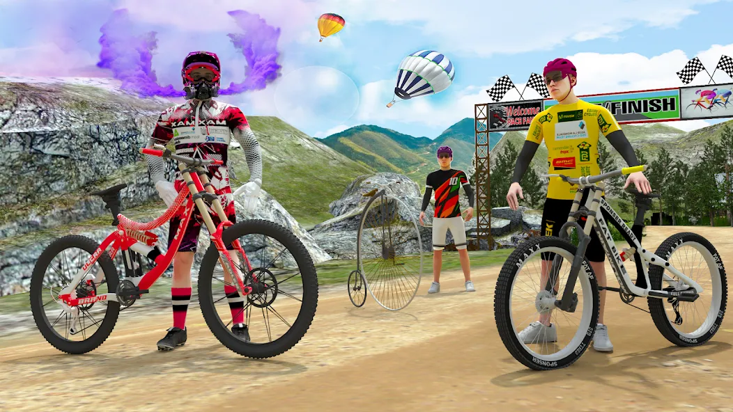 BMX Rider: Cycle Race Game  [МОД Unlocked] Screenshot 4