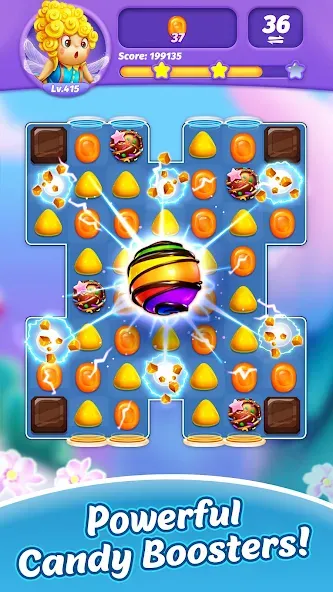 Candy Charming - Match 3 Games (энди Чарминг)  [МОД Menu] Screenshot 2