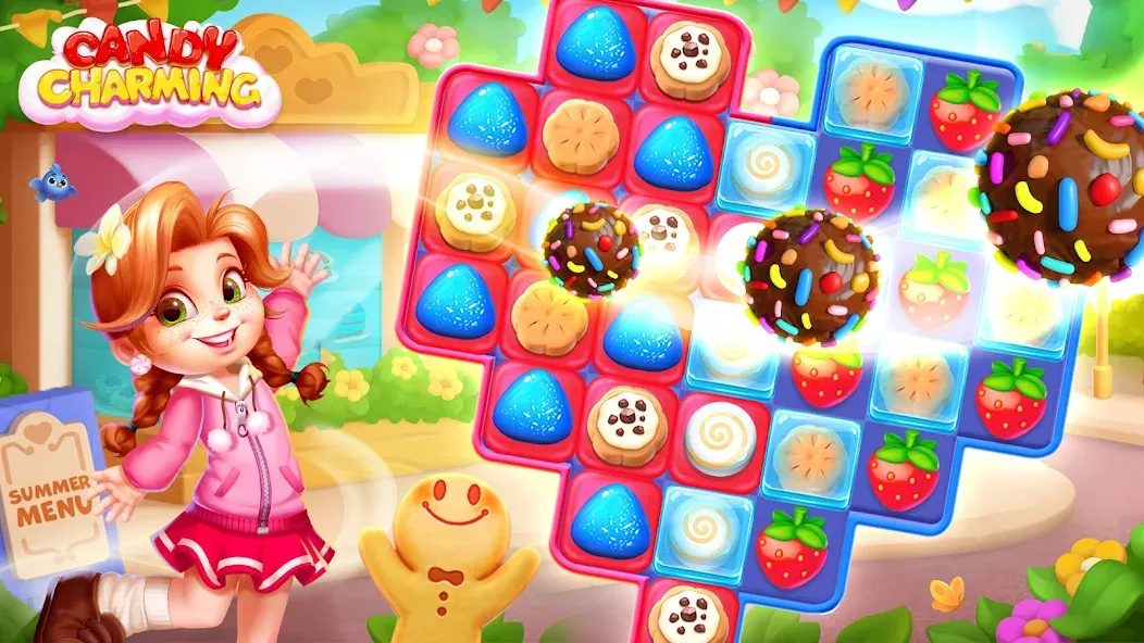 Candy Charming - Match 3 Games (энди Чарминг)  [МОД Menu] Screenshot 5