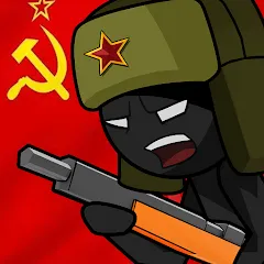 Скачать взлом Stickman WW2 (Стикмэн Вторая Мировая война)  [МОД Много денег] на Андроид