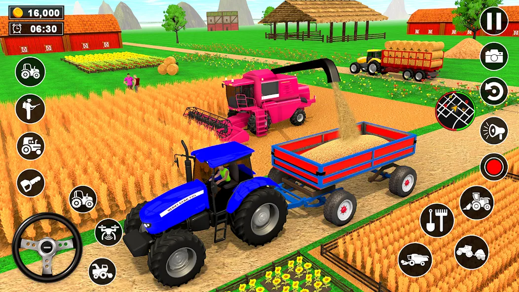 Real Tractor Driving Simulator (Реальный симулятор вождения трактора)  [МОД Много монет] Screenshot 5