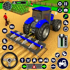 Скачать взлом Real Tractor Driving Simulator (Реальный симулятор вождения трактора)  [МОД Много монет] на Андроид