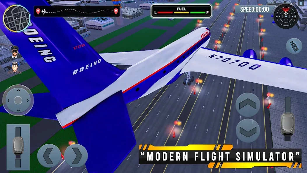 Airplane Simulator Plane Games  [МОД Все открыто] Screenshot 3