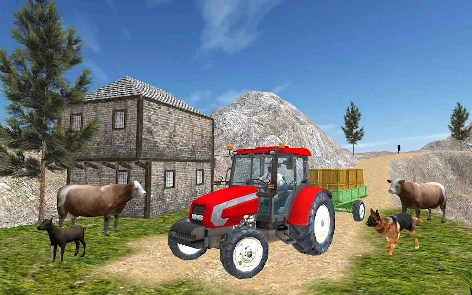 Tractor Driver 3D Farming Sim (Тракторист 3D Симулятор Фермерства)  [МОД Unlocked] Screenshot 1