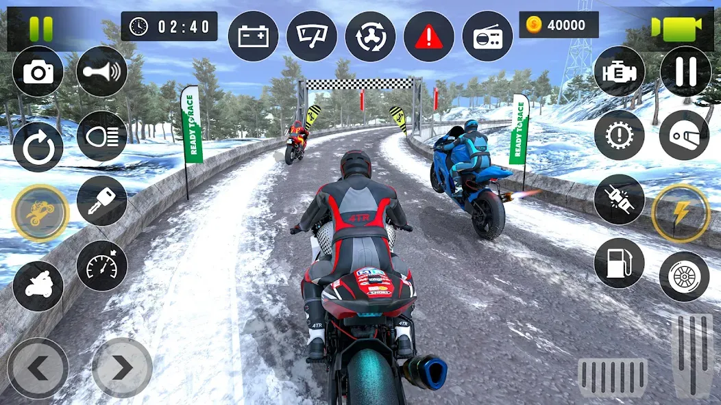 Bike Racing Games - Bike Game (Байк Рейсинг Геймс)  [МОД Menu] Screenshot 3