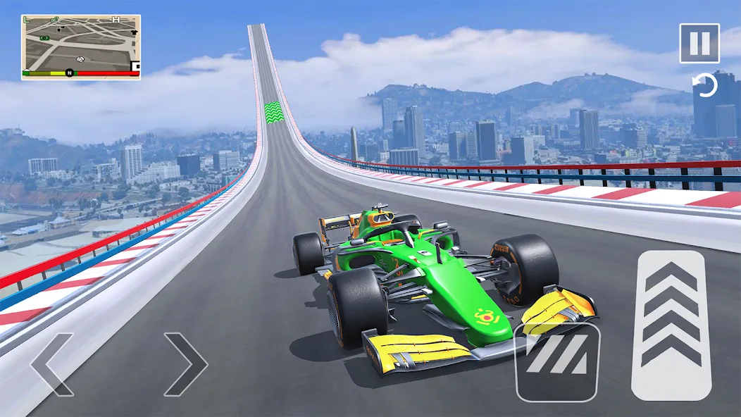 Formula Car Stunt - Car Games (Формула автомобиль трюк)  [МОД Menu] Screenshot 4